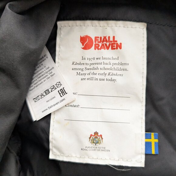 Fjallraven Kanken Mini Backpack in Dark Grey main image 8